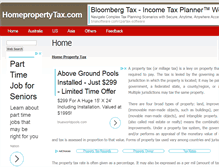 Tablet Screenshot of homepropertytax.com